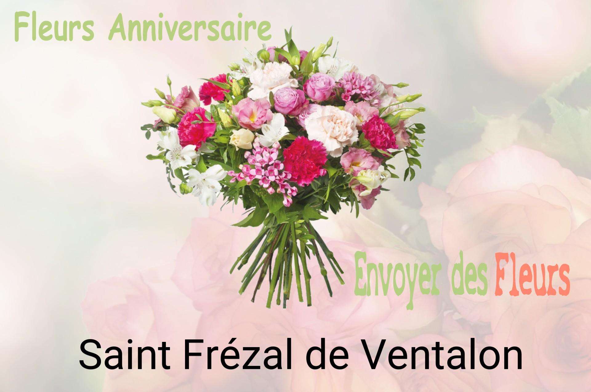 Bouquet de fleurs d’anniversaire livré à Saint-Frézal-de-Ventalon